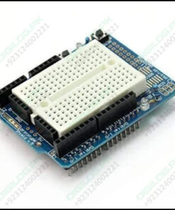 Arduino Uno Proto Shield With Syb-170 Mini Breadboard In