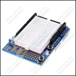 Arduino Uno Proto Shield With Syb-170 Mini Breadboard In