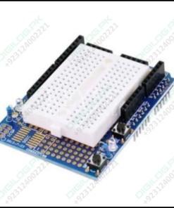 Arduino Uno Proto Shield With Syb-170 Mini Breadboard In