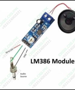 Audio Amplifier Module Lm386 5-12v 10k Adjustable Resistance