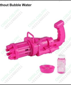 Automatic Gatling Bubble Gun Summer Soap Water Machine Kids