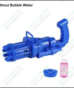 Automatic Gatling Bubble Gun Summer Soap Water Machine Kids