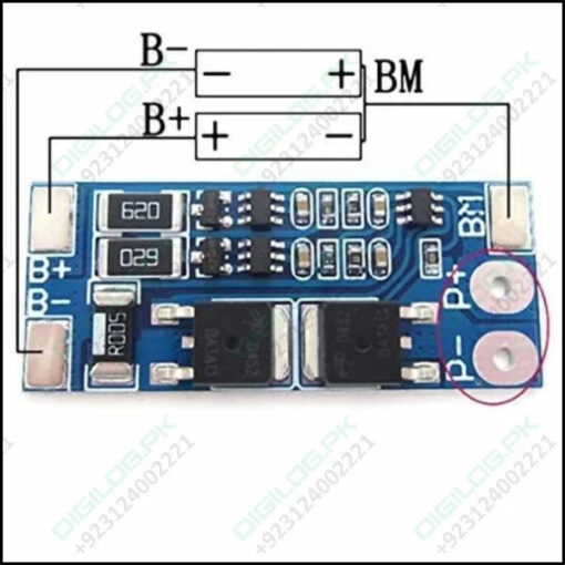 Battery Protection Board 2s 8a Bms For 18650 Lithium Ion