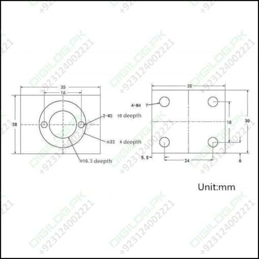 Black/gray T8 Aluminum Screw Conversion Nut Seat For 3d