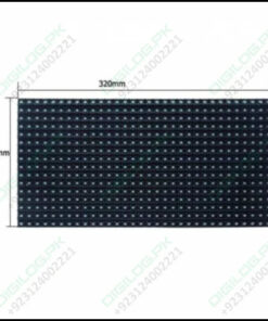 Blue P10 Outdoor Led Display Panel Module 5v 32x16 Hub12