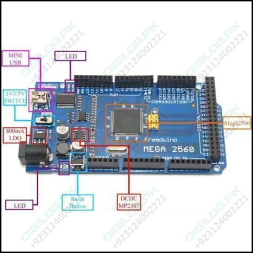 Ch340 Arduino Mega 2560 With Cable In Pakistan