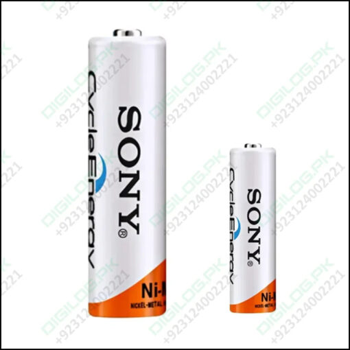 Clone 2 Pcs Sony Ni-mh Aa 1.2v 500mah To 1000mah