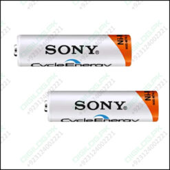 Clone 2 Pcs Sony Ni-mh Aa 1.2v 500mah To 1000mah