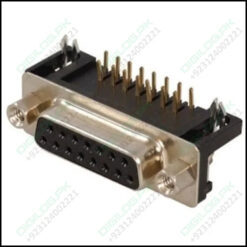 Db15 Female Right Angle Connector 0.318 Db 15sr Pcb Mounting