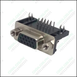 Db15 Female Right Angle Connector d Sub High Density Pcb