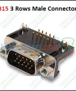 Db15 Male Right Angle Connector d Sub High Density Pcb