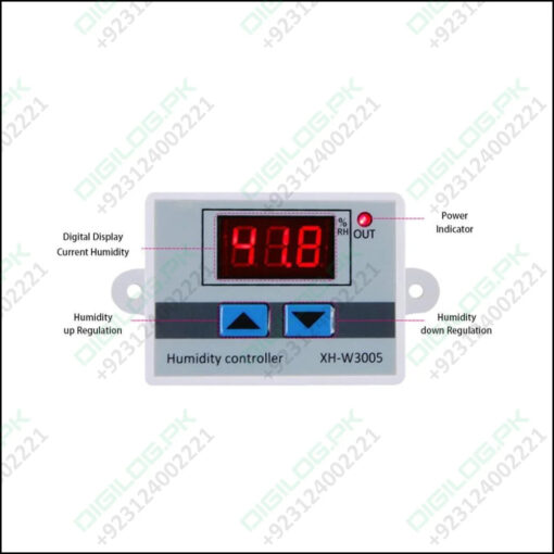 Digital Humidity Controller Xh-w3005 Adjustable 220v 10a