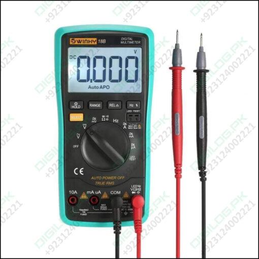 Digital Multimeter 18b True Tester Rms Ac Dc Volt Amp Ohm