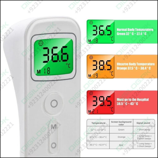 Digital Thermometer Infrared Temperature Gun E122