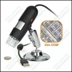 Digital Usb 8 Leds 500x Magnifier Microscope