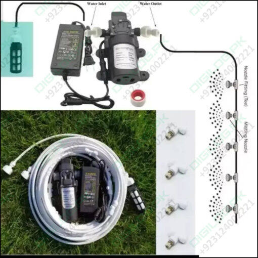 Disinfection Gate Misting System Accessory With Steel Nozzle