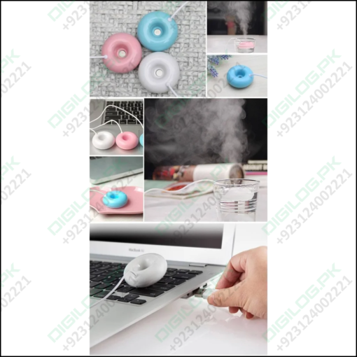 Donuts Shape Mini Usb Humidifier Mist Maker Air Diffuser