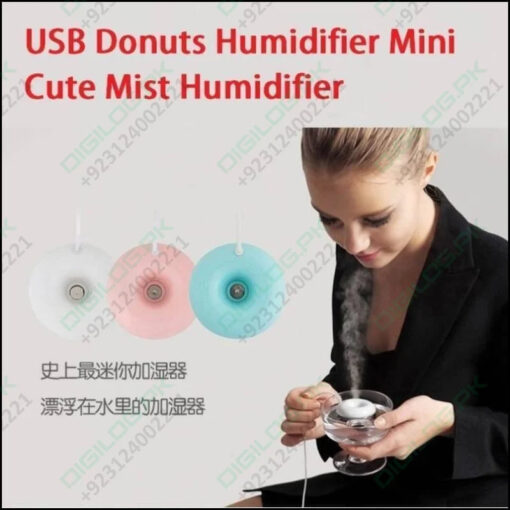 Donuts Shape Mini Usb Humidifier Mist Maker Air Diffuser