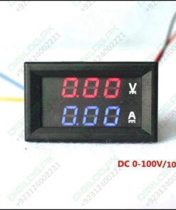 Dsn-vc288 Panel Mount Dc 100v 10a Voltmeter Ammeter