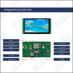 Dwin 7 Inch Hmi Lcd Display Touch Screen Resistive