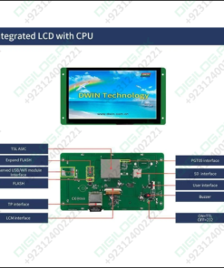 Dwin 7 Inch Hmi Lcd Display Touch Screen Resistive