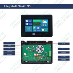 Dwin 7 Inch Industrial Hmi Lcd Touch Screen 800x480 Display