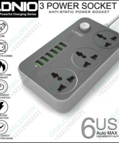 Extension Lead With 6 Usb Mobile Charging Port Sc3604