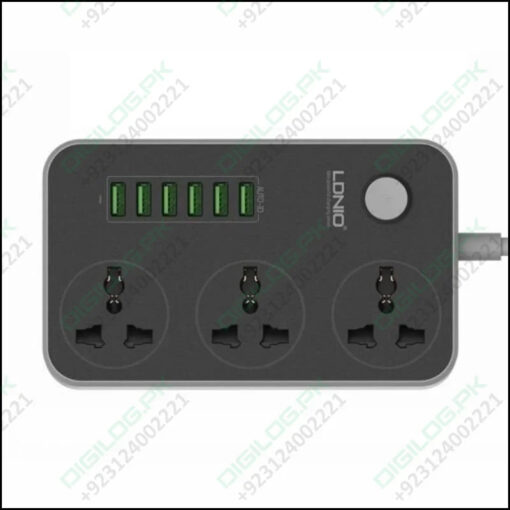 Extension Lead With 6 Usb Mobile Charging Port Sc3604