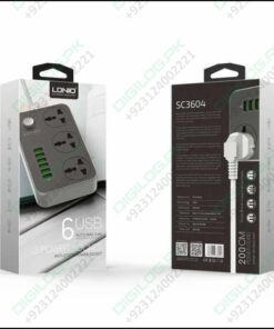 Extension Lead With 6 Usb Mobile Charging Port Sc3604