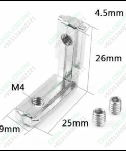 Extrusion Corner | Fixed Block | L-type Internal 20x20