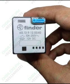 Finder Relay 12vdc 10a 60.13 With 11pin Rail-mount Socket