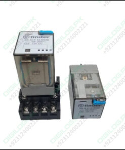 Finder Relay 12vdc 10a 60.13 With 11pin Rail-mount Socket