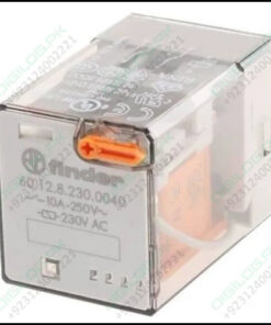 Finder Relay 220vac 60.12 With 8pin Rail-mount Socket Base