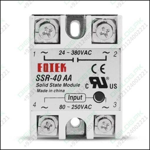 Fotek Module Ssr-40aa Ac Activation Ac-ac Control Signal 40a