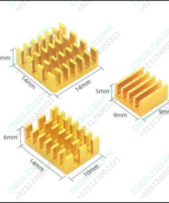 Gold Color Raspberry Pi 4B PI4 Radiator Heatsink Heat Sink