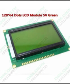 Green Color 128x64 Graphical Lcd Display