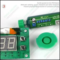 Green Mechanic Uv Curable 10cc Solder Mask Ink Pcb Fixing