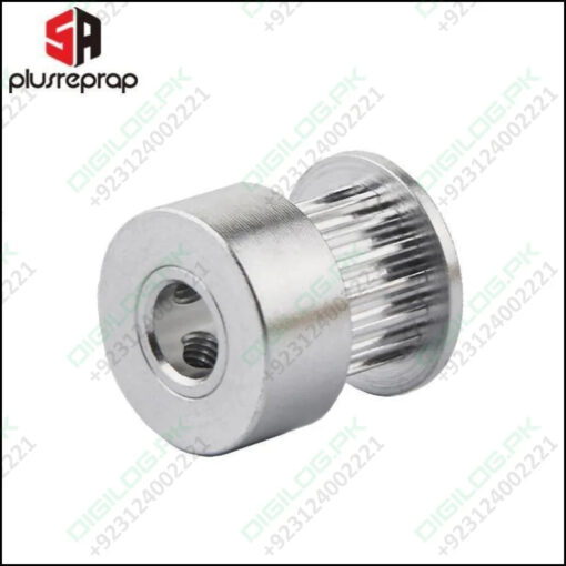 GT2 20 Teeth Timing Pulley Bore 6.35mm Shaft Aluminum for