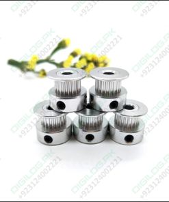 Gt2 Pulley 16 Teeth Bore 5mm Timing Gear Alumium For Belt