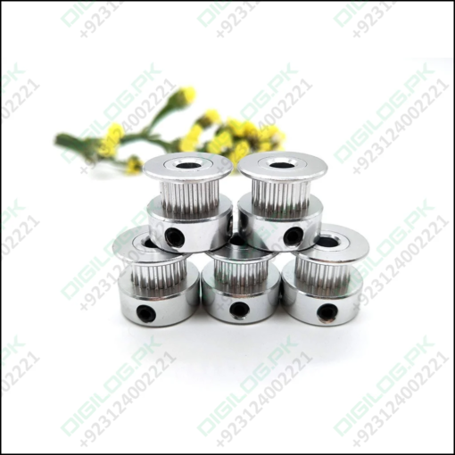 Gt2 Pulley 16 Teeth Bore 5mm Timing Gear Alumium For Belt