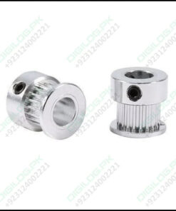 Gt2 Pulley 20 Teeth 8mm Bore Timing Gear Aluminum Alloy For