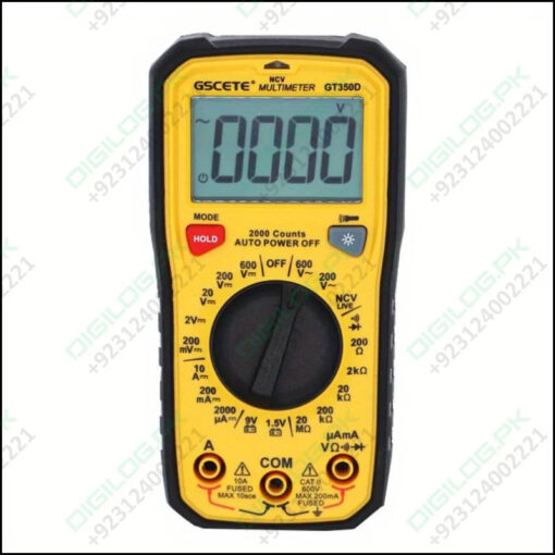 GT350D Professional Digital Multimeter In Pakistan