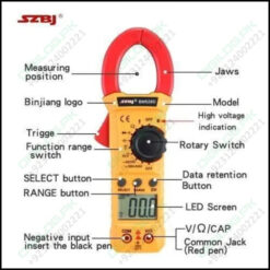 Handheld Digital Clamp Meter Bm528d Non Contact Ac Dc Volt