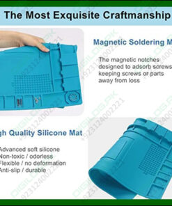 Heat Insulation Silicone Large Soldering & Repairing Mat