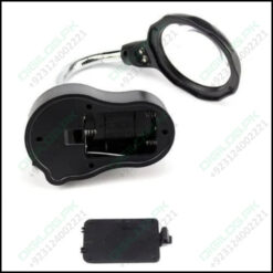 Helping Hand Clip Desktop Led Light Magnifier Glass