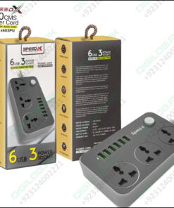 High Quality 3 Power Socket 6 Usb Ports Extension Lead Wire