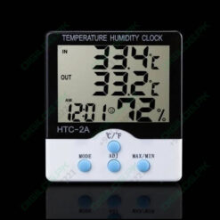 Htc-2a Htc2a Digital Clock Electronic Temperature Hydrometer