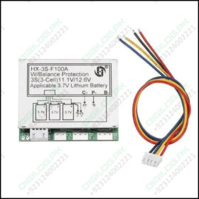 Hx-3s-f100a 100a 3s Bms 18650 Battery Protection Board