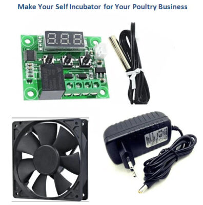 Incubator Controller Kit W1209+ 3 inch Fan+Power Supply