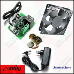 Incubator Controller Kit W1209+ 3 Inch Fan+power Supply